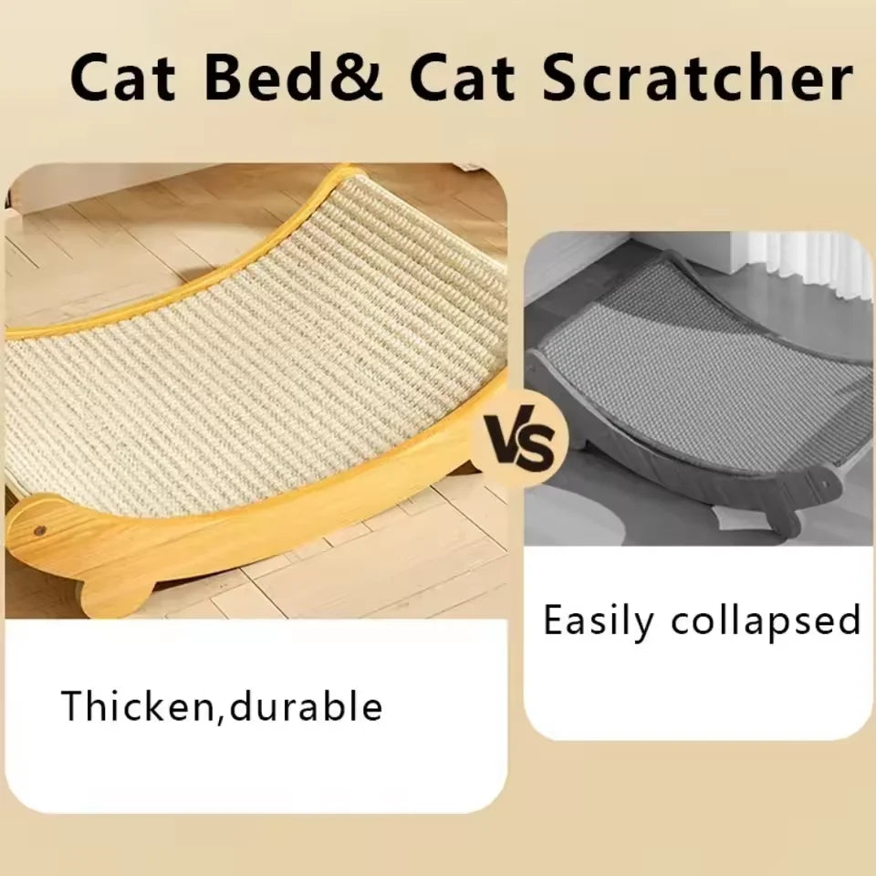 Removable cat scratching board wear-resistant and hair-proof multifunctional cat bed suitable for cats to chew cat toys