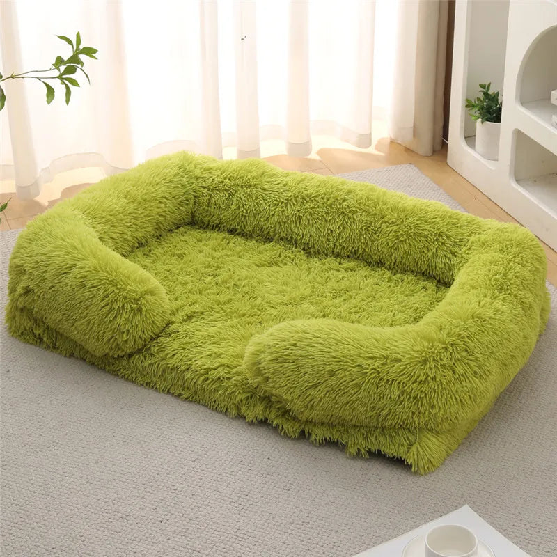 Luxury Winter Warm Large Dog Sofa Bed Dog Kneel Cat Mats House Cushion Pet Sleeping Sofa Beds Mat for Large and Small Dog