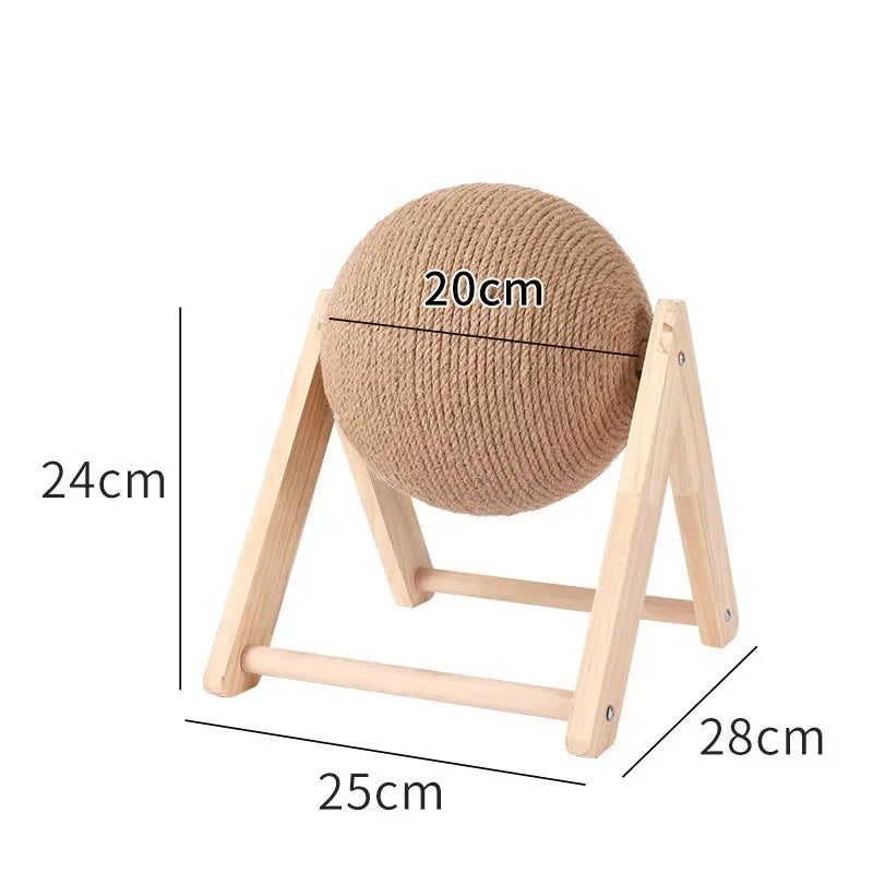 Cats Toy Cat Scratcher Sisal Rope Ball Kitten Interactive Grinding Paws Toys Scratch Board Pet Furniture Accessories Supplies