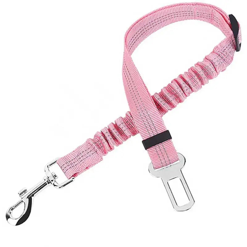 Adjustable Pet Dog Car Seat Belt Pet Seat Vehicle Dog Harness Lead Clip Safety Lever Traction Dog Collars Dog Accessories