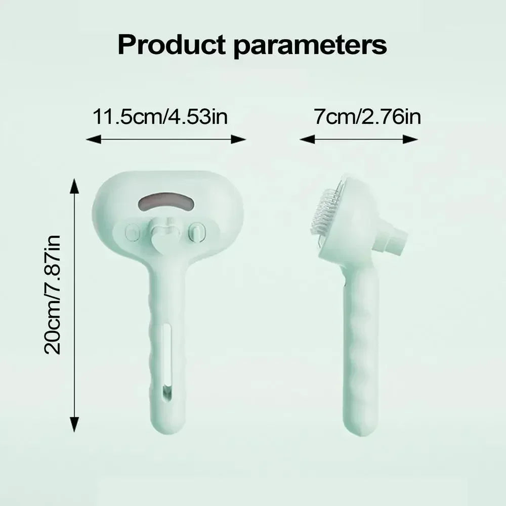 Steam Spray Grooming Brush Unique Steam Brush for Dogs Luxury Grooming Brush Dog Steam Brush Cat Supplies  Grooming