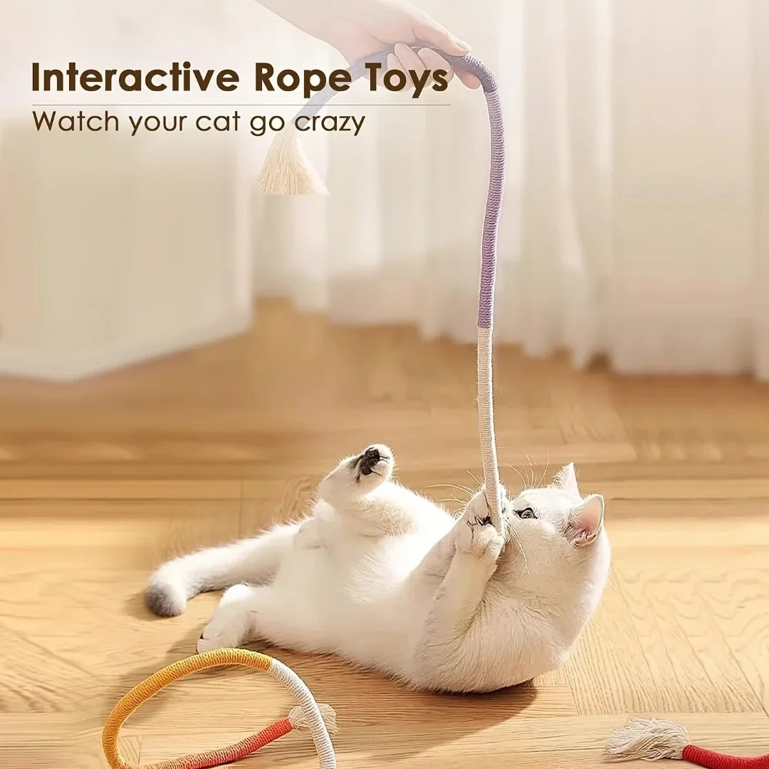 Cat toys cat teasers kitten galls teething and chew-resistant feathers cat self-entertainment and boredom relief