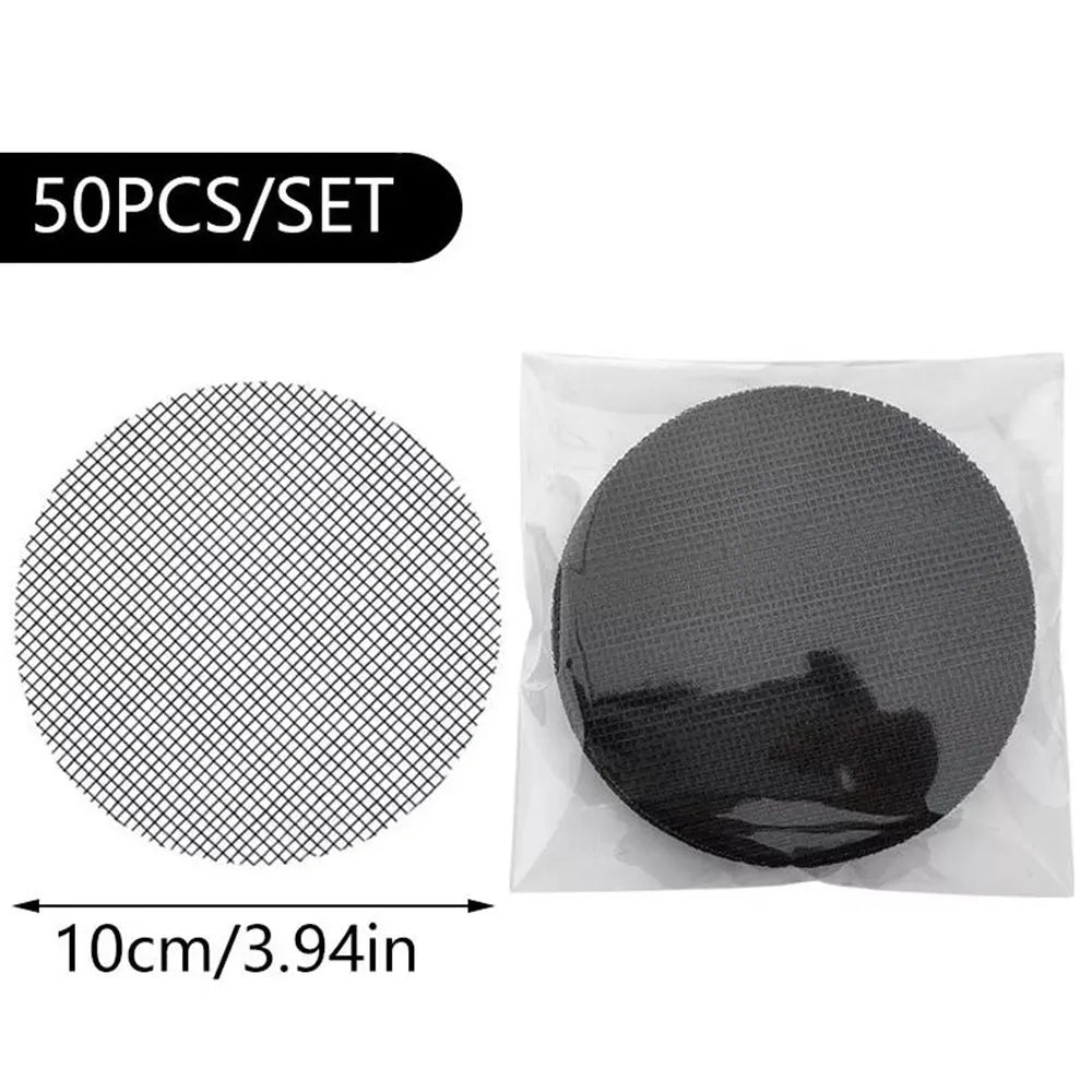 Pot Hole Mesh Pad Mat Grid Round Drainage Hole Screen for Pot Bottom Prevent Soil Loss Anti Bonsai Flower Plant Gardening Tools