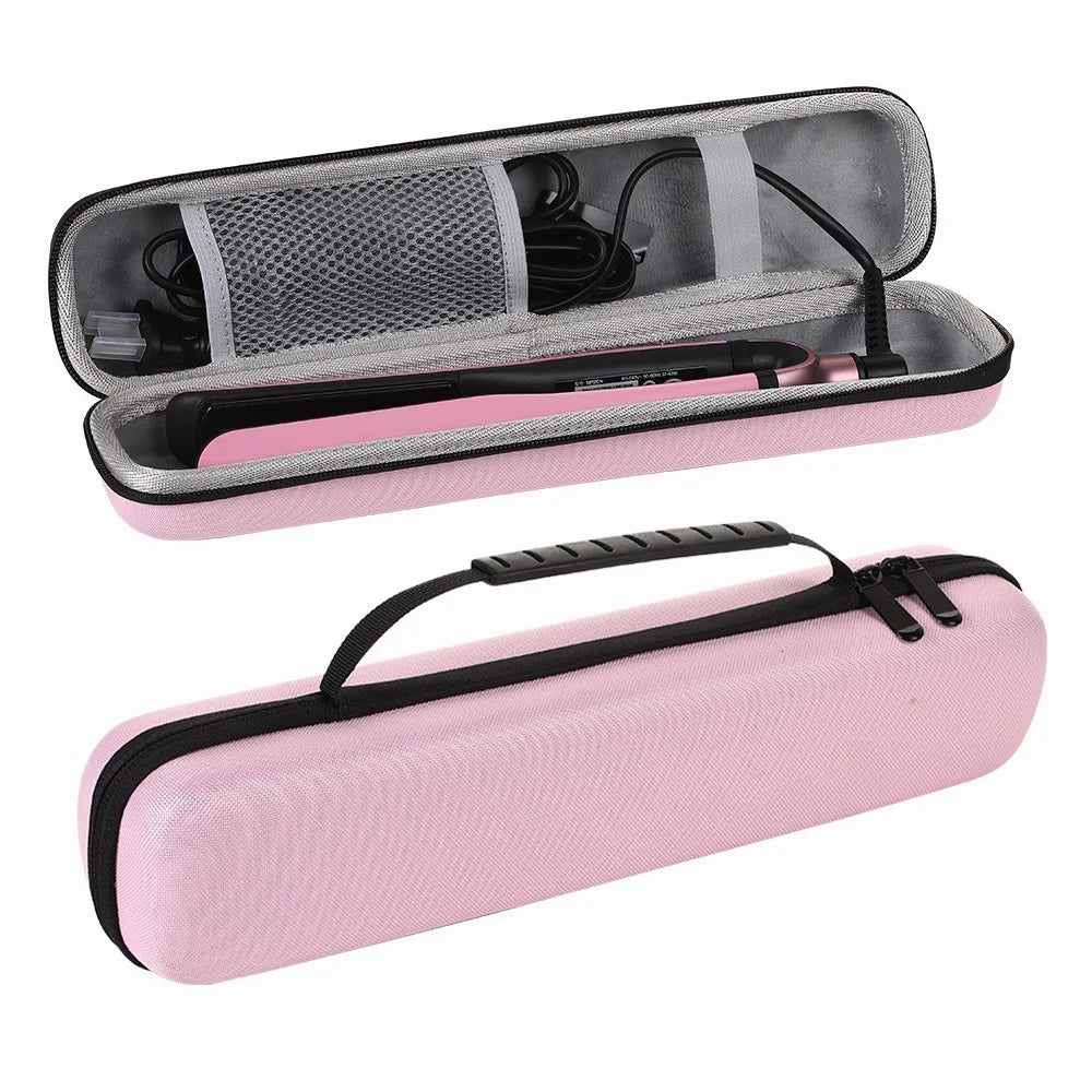 Curling Iron Travel Case Hard Carry Bag Straightener Curling Irons Styler Handle EVA Flat Cases Vacation Styling Accessories