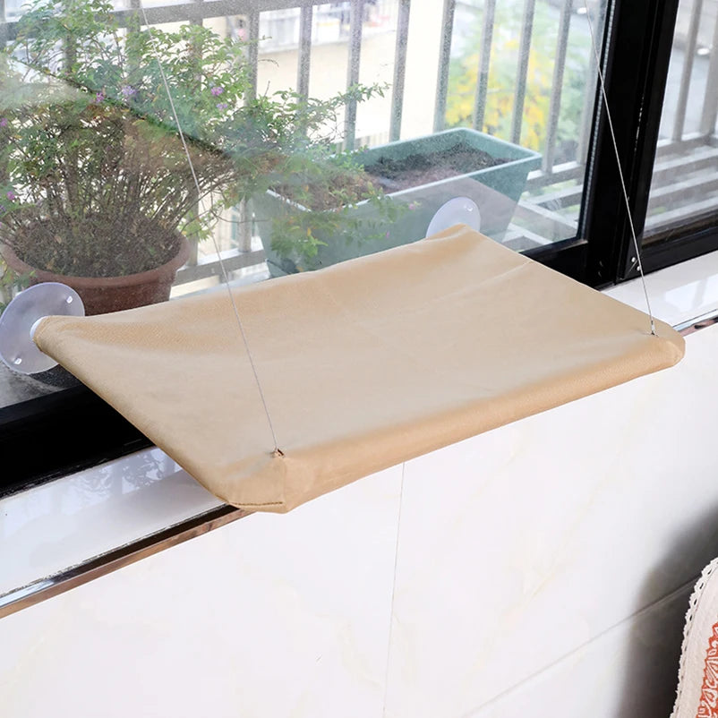 New Pet Cat Hammock Hanging Cat Bed Bearing Comfortable Cat Sunny Window Seat Mount Kitten Climbing Frame Pet Accessories