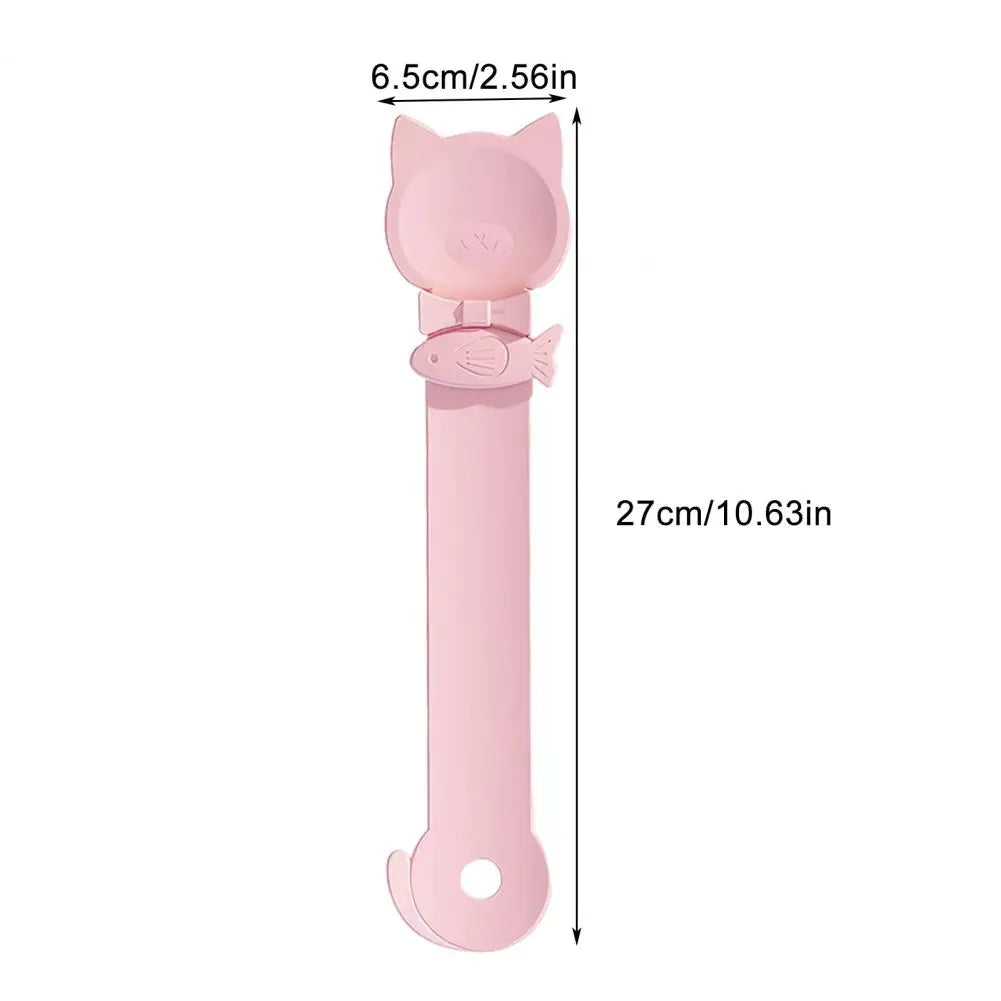 Cat Strip Feeder Spoon Long Handle Lickable Wet Food Feeder for Cats Pet Meat Mud Food Squeeze Dispense Spoon Pet Supplies