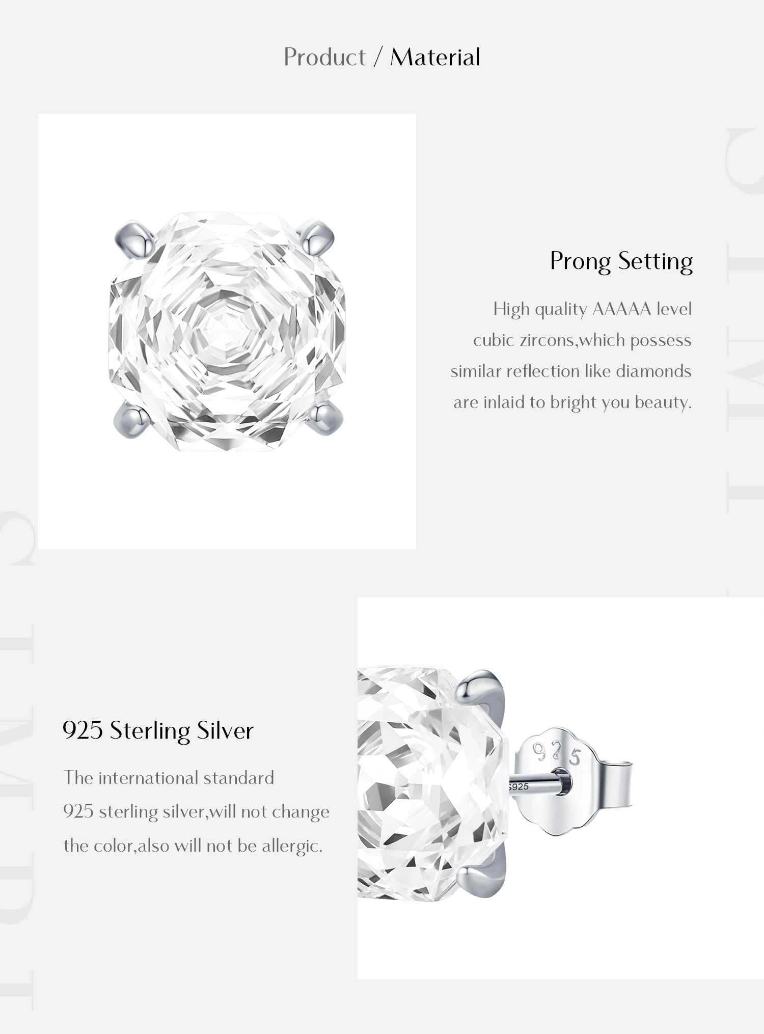 MODIAN 925 Sterling Silver Polygon Multi-Color Rose Cut Cubic Zirconia Luxury Stud Earrings For Women Party Fine Jewelry