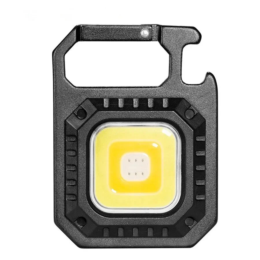 Mini LED Flashlight Magnetic COB Outdoor Camping Pocket Work Light 800 Lumens USB Rechargeable 7 Modes Spotlights