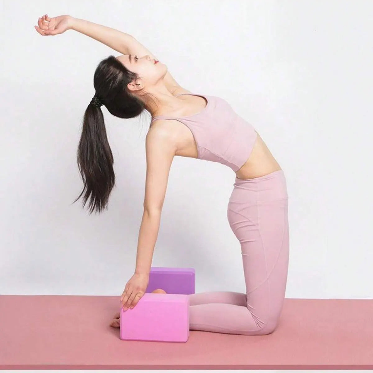 Durable Sports Stretching EVA Exercise Pilates Yoga Block Brick Gym Foam Fitness Equipment