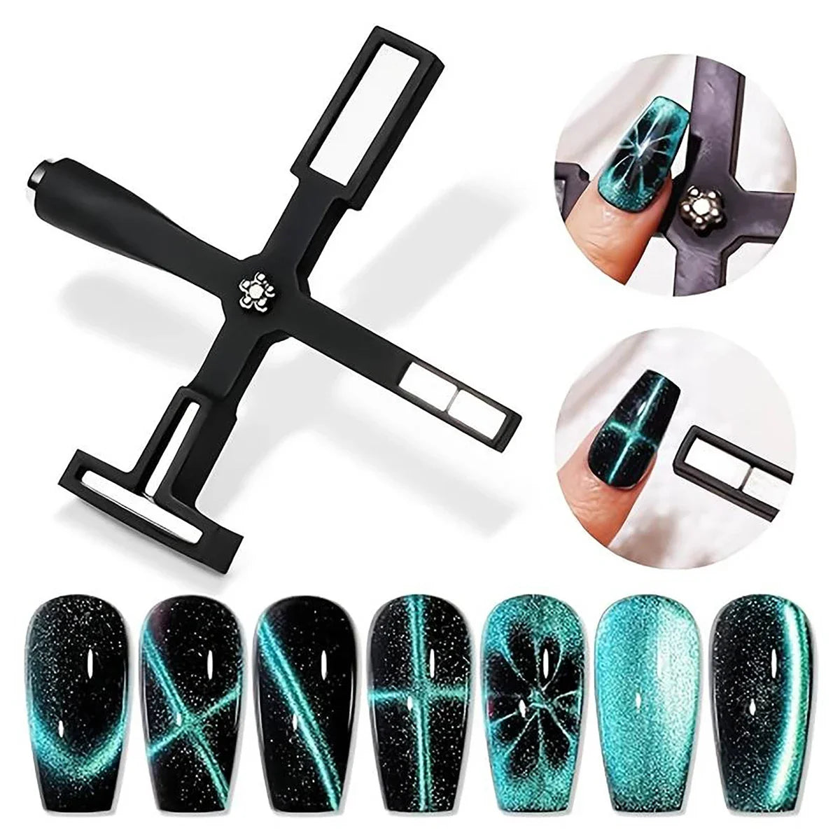5/6-IN-1 Strong Magnetic Stick for Cat Eye Gel Polish Nail Magnet Tool Magnet Pen Nails Art Design Glitter Effect Manicure Tools