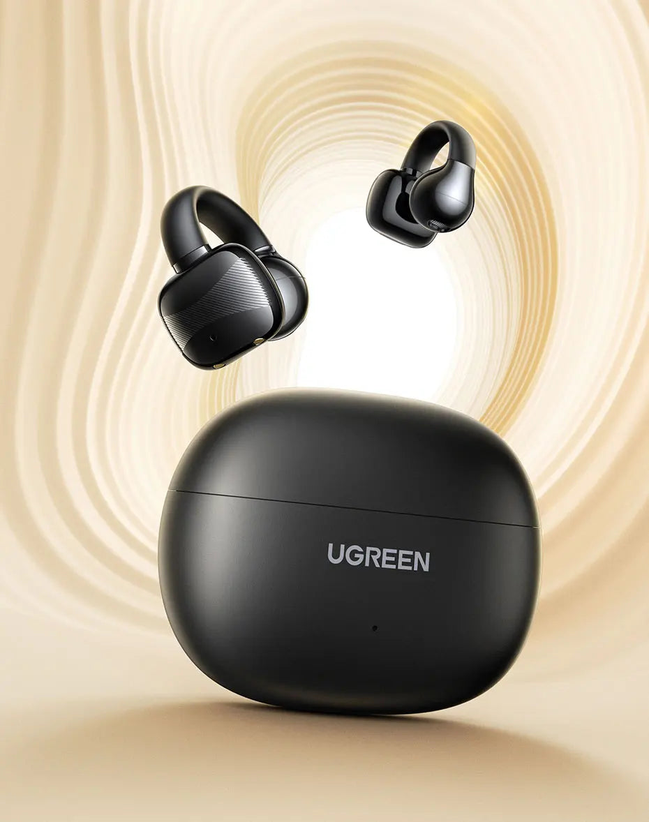 UGREEN HiTune S3 Open Ear Clip True Wireless Earbuds TWS Bluetooth Sports Earphones Headphones in Mic with Earhooks & Ear Hook