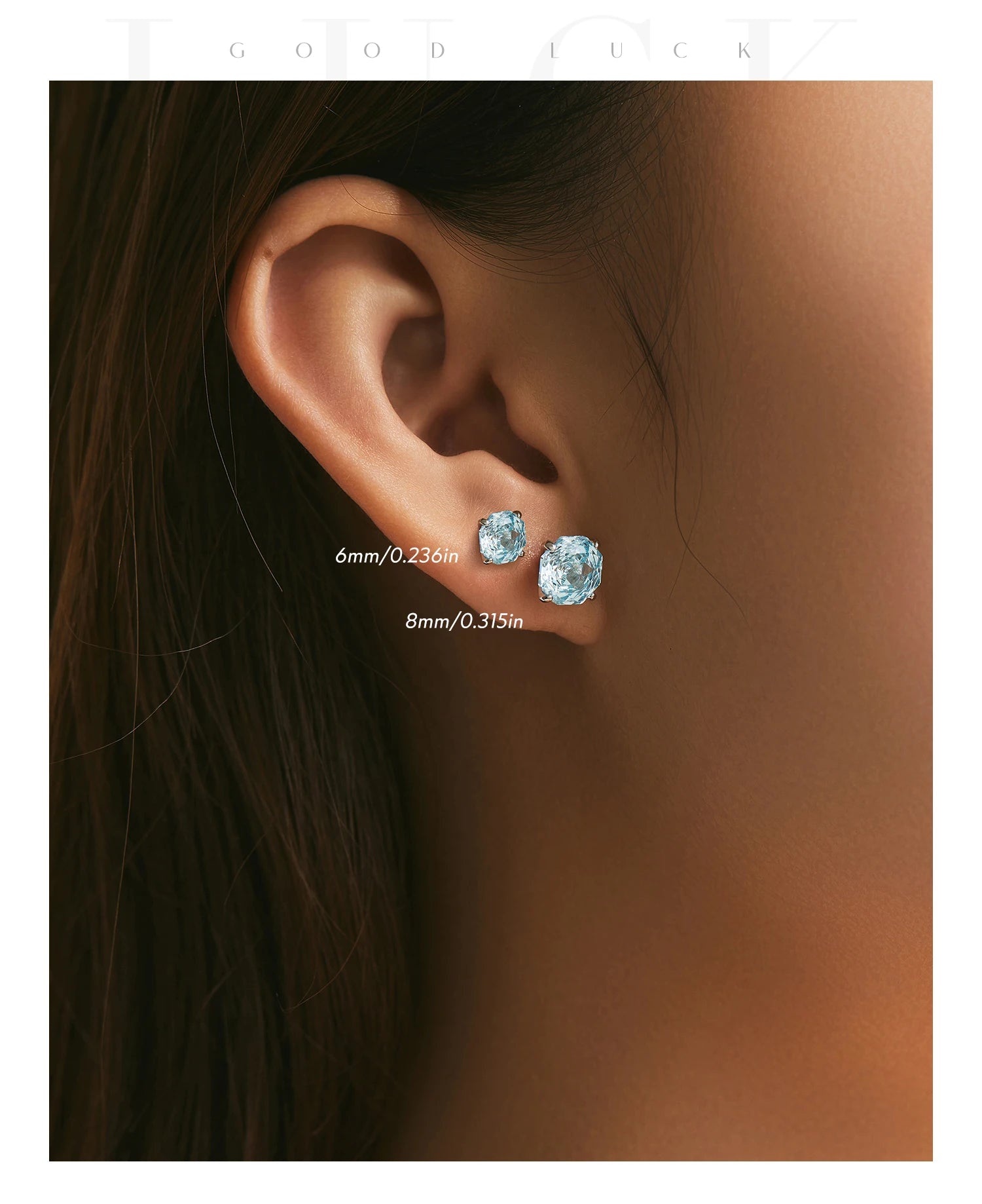 MODIAN 925 Sterling Silver Polygon Multi-Color Rose Cut Cubic Zirconia Luxury Stud Earrings For Women Party Fine Jewelry
