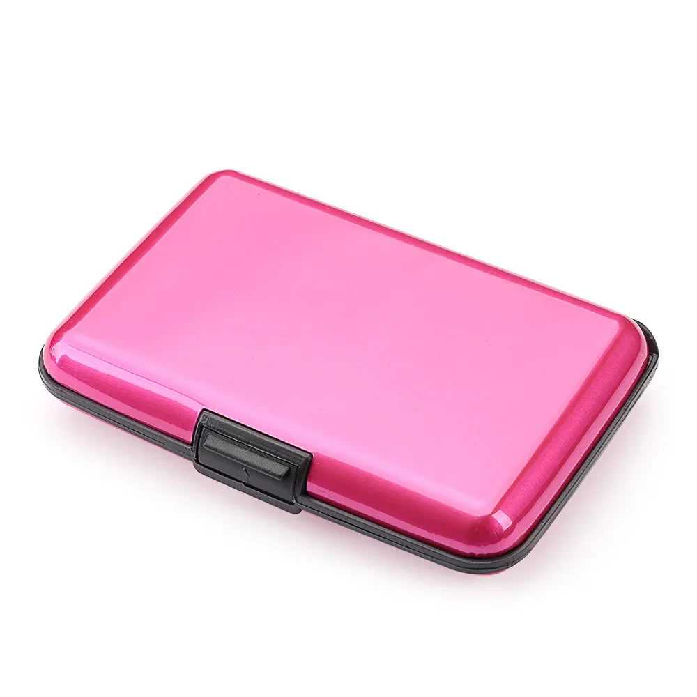 Aluminum Anti-Theft Wallets RFID Blocking Credit Card Holder RFID Wallet Metal Waterproof ID Card Case Coin Purse for Men Women