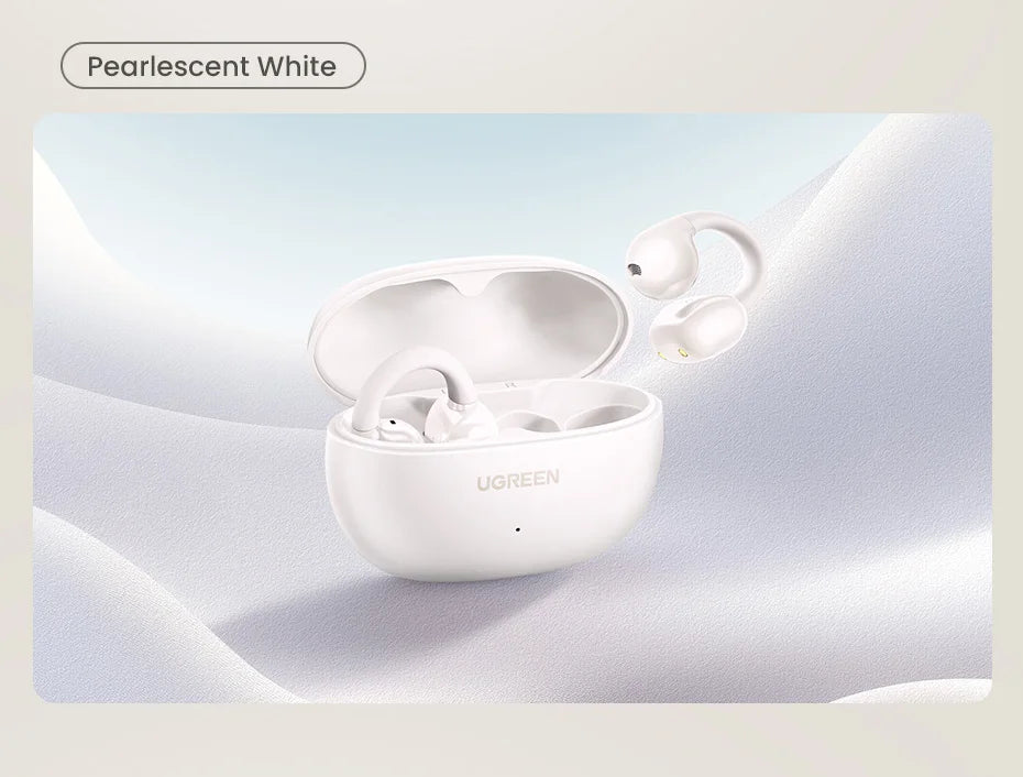 UGREEN HiTune S3 Open Ear Clip True Wireless Earbuds TWS Bluetooth Sports Earphones Headphones in Mic with Earhooks & Ear Hook