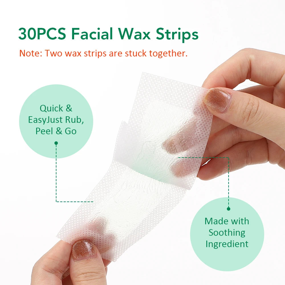 Olive oil facial hair removal wax paper, armpits, leg hair, and the whole body, removing pubic hair permanently for women men