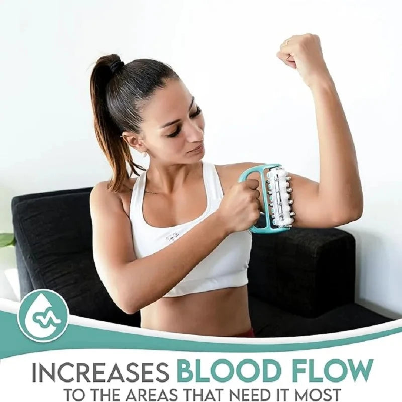 Cellulite Massager Fascia Release and Muscle Massage Roller Mini Trigger Point Deep Tissue Myofascial Release Tool Body Massager