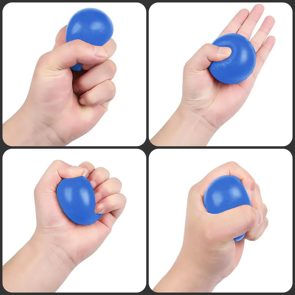 Thumb Exercise Gear Round Shape Finger Exerciser Ball Forearm Ergonomic Wrist Exercise Ball Grip Trainer Hand Dexterity