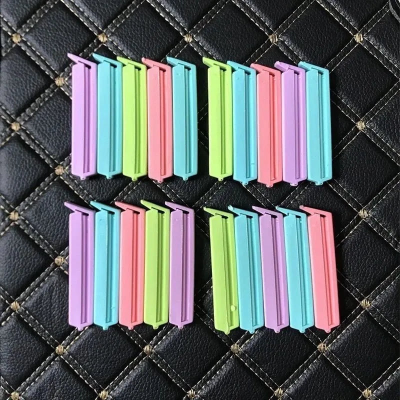 Portable Kitchen Storage Food Snack Seal Sealing Bag Clips Sealer Clamp Plastic Tool Kitchen Accessories Food Bag Clips