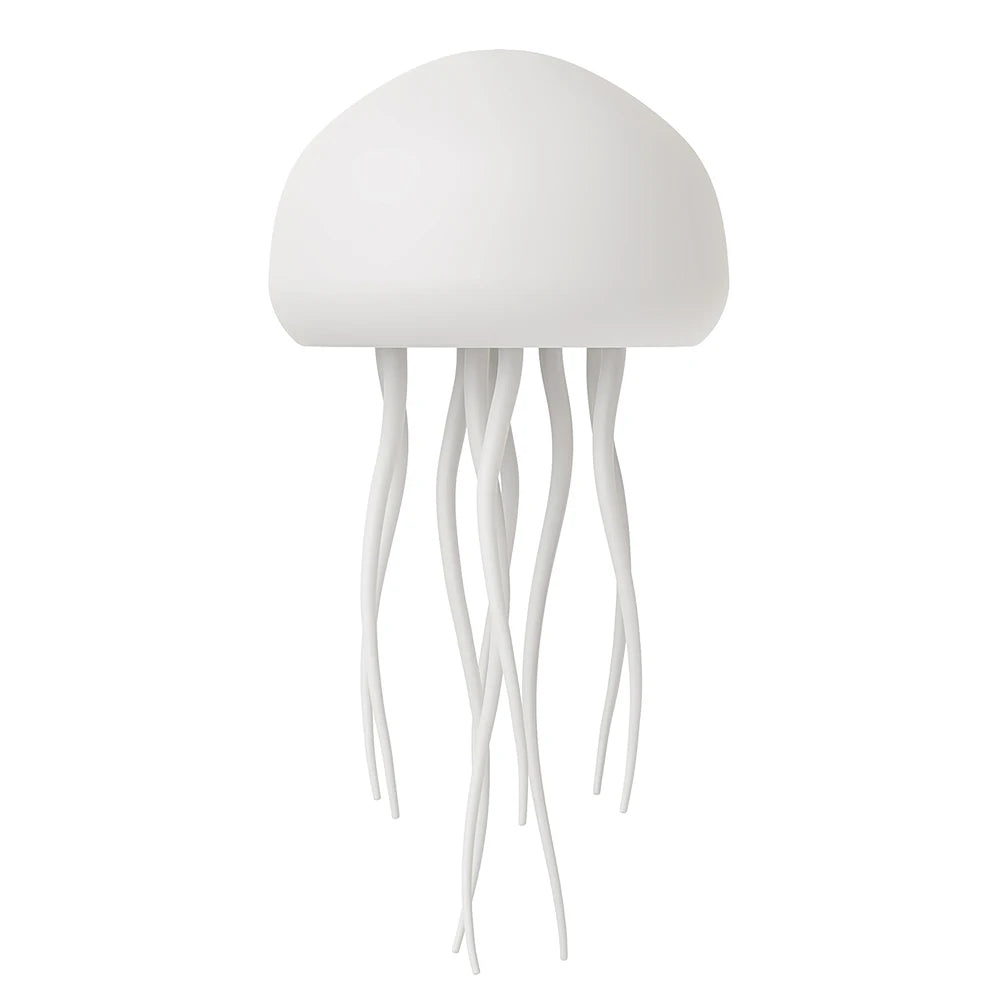 Gradient Voice Control Jellyfish Night Light RGB Cute Jellyfish Bedside Lamp Type-C Charging LED Night Lamp