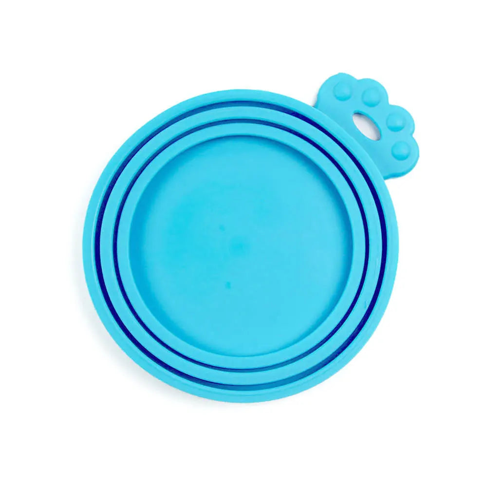 Silicone World Silicone Canned Lid 3 In 1 Reusable Food Storage Keep Fresh Cover Cans Cap Pet Can Box Cover Silicone Can Lid