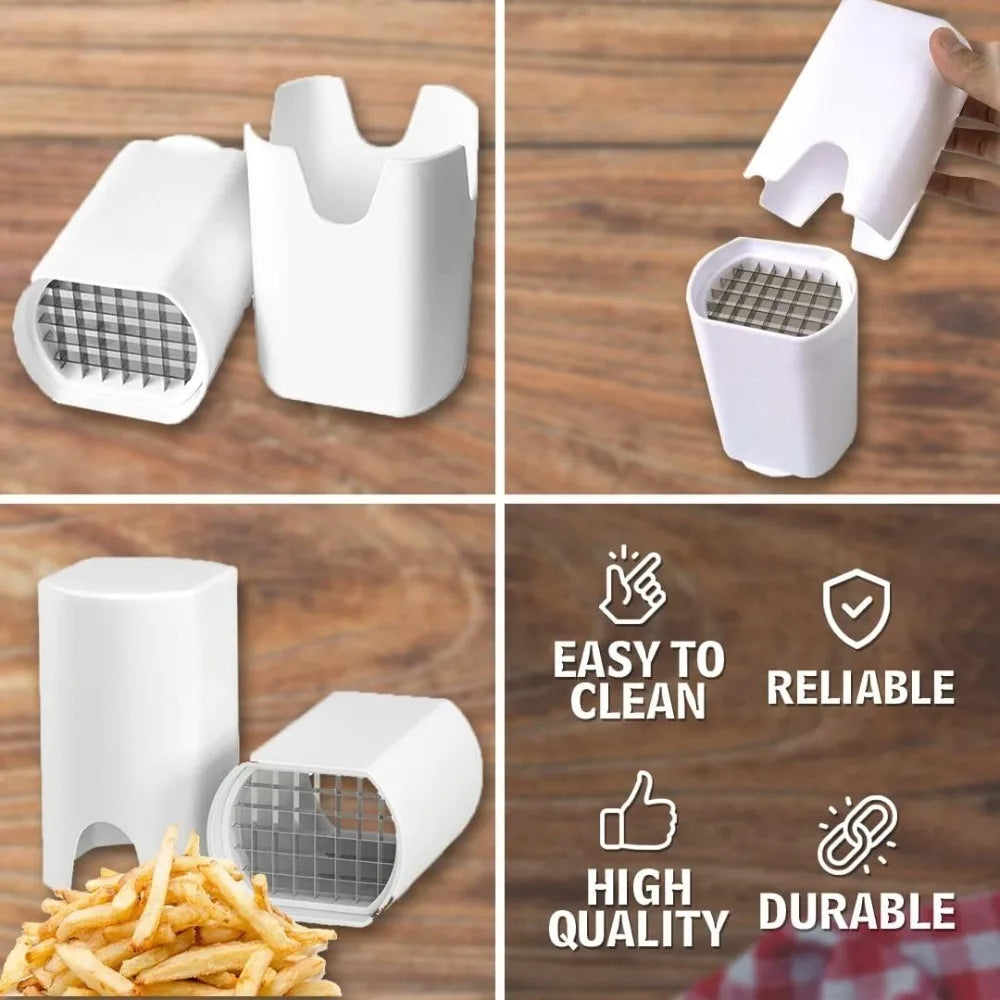 Potato Chippers French Fries Chip Potato Cutter Vegetable Chopper Slice Kitchen Tool Thin Home Vegetable Fruit Slicer Choppers