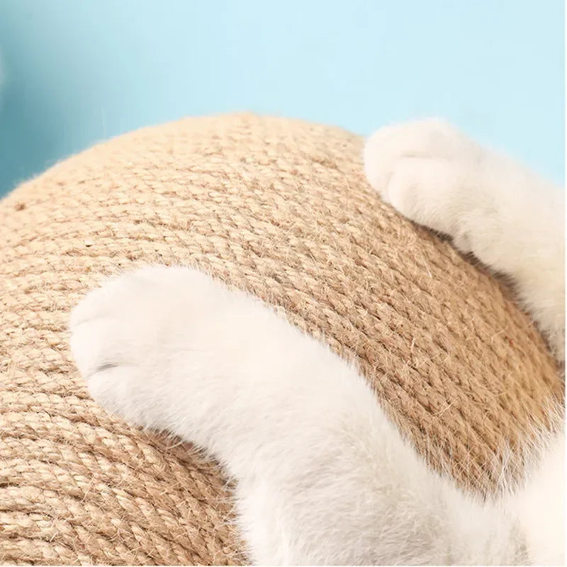 Cats Toy Cat Scratcher Sisal Rope Ball Kitten Interactive Grinding Paws Toys Scratch Board Pet Furniture Accessories Supplies