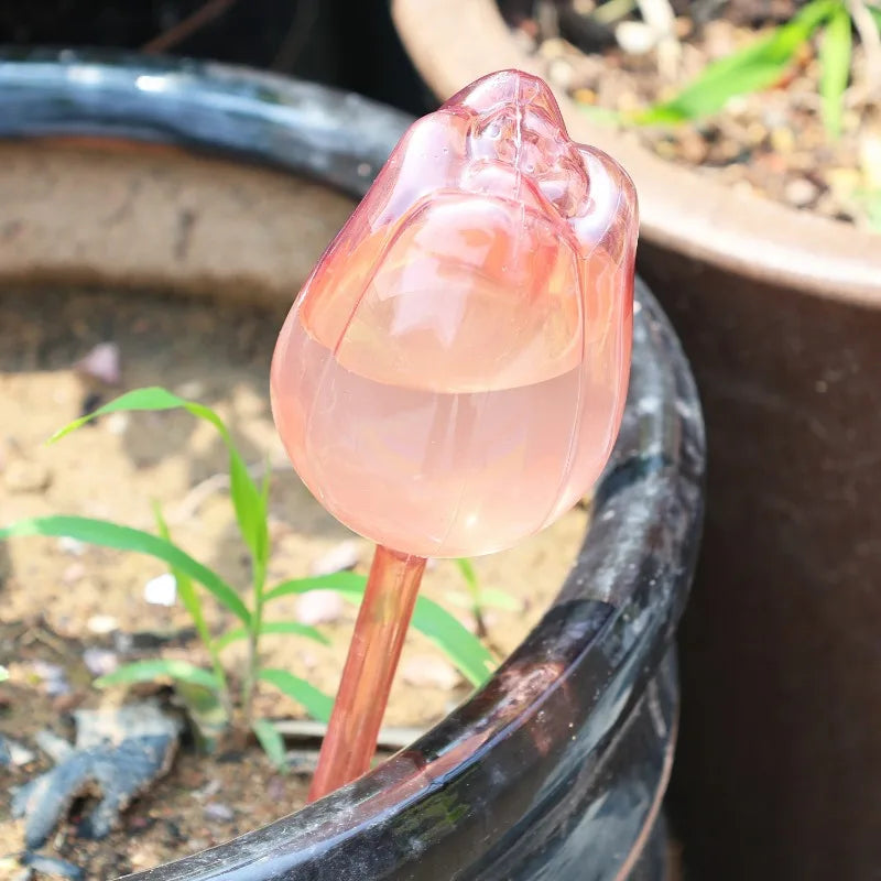 8/1x Tulip-Shaped Watering Globes Effortless Self-Watering Solution for Garden Indoor Outdoor Plants Irrigation of Potted Plants