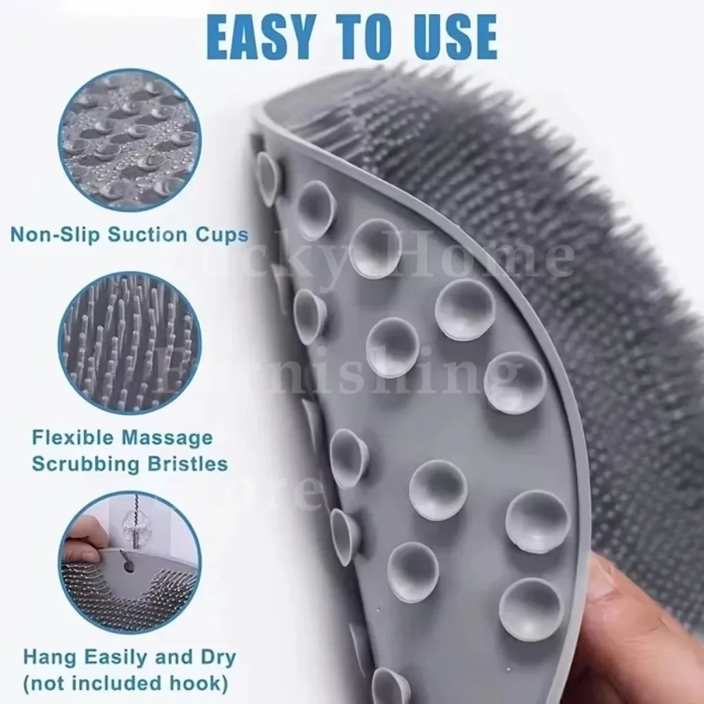 Anti-slip Shower Foot Scrub Massager - Anti-slip, Easy To Clean, Enhanced Exfoliation and Relaxation Bathroom Massage Pad