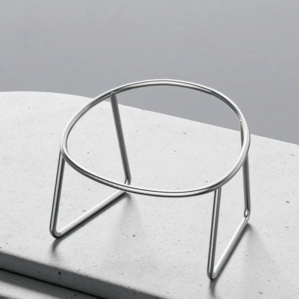 15 Degree Inclined Stainless Steel Cat Bowl Detachable Anti Overturning Elevated Cat Water Bowl Neck Protection Anti-flip