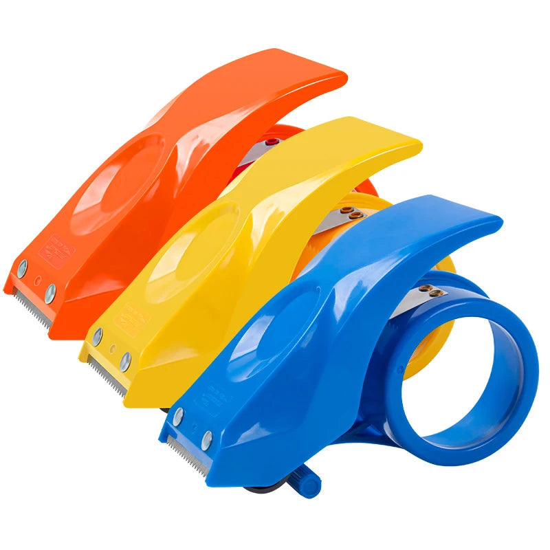 Tape Dispenser Plastic Sealing Packer Packaging Parcel 10° Sloped Roller Tape Cutter Sealing Tape Holder Manual Packing Machine