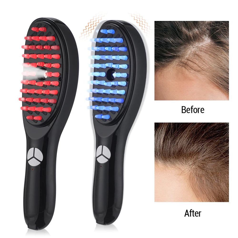 Scalp Massager Comb for Spray Hair Growth Phototherapy Hair Regrowth Brush Anti Hair Loss Head Care Electric Massage Comb Brush