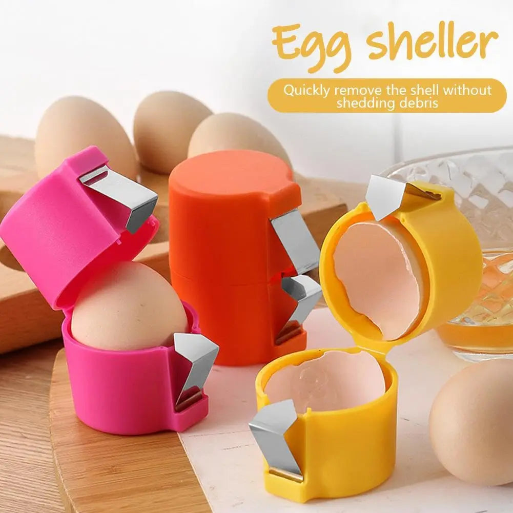 New Egg Shell Opener Press Egg Shell Separator Portable Egg Opener Kitchen Handheld Egg Shell Crusher Household