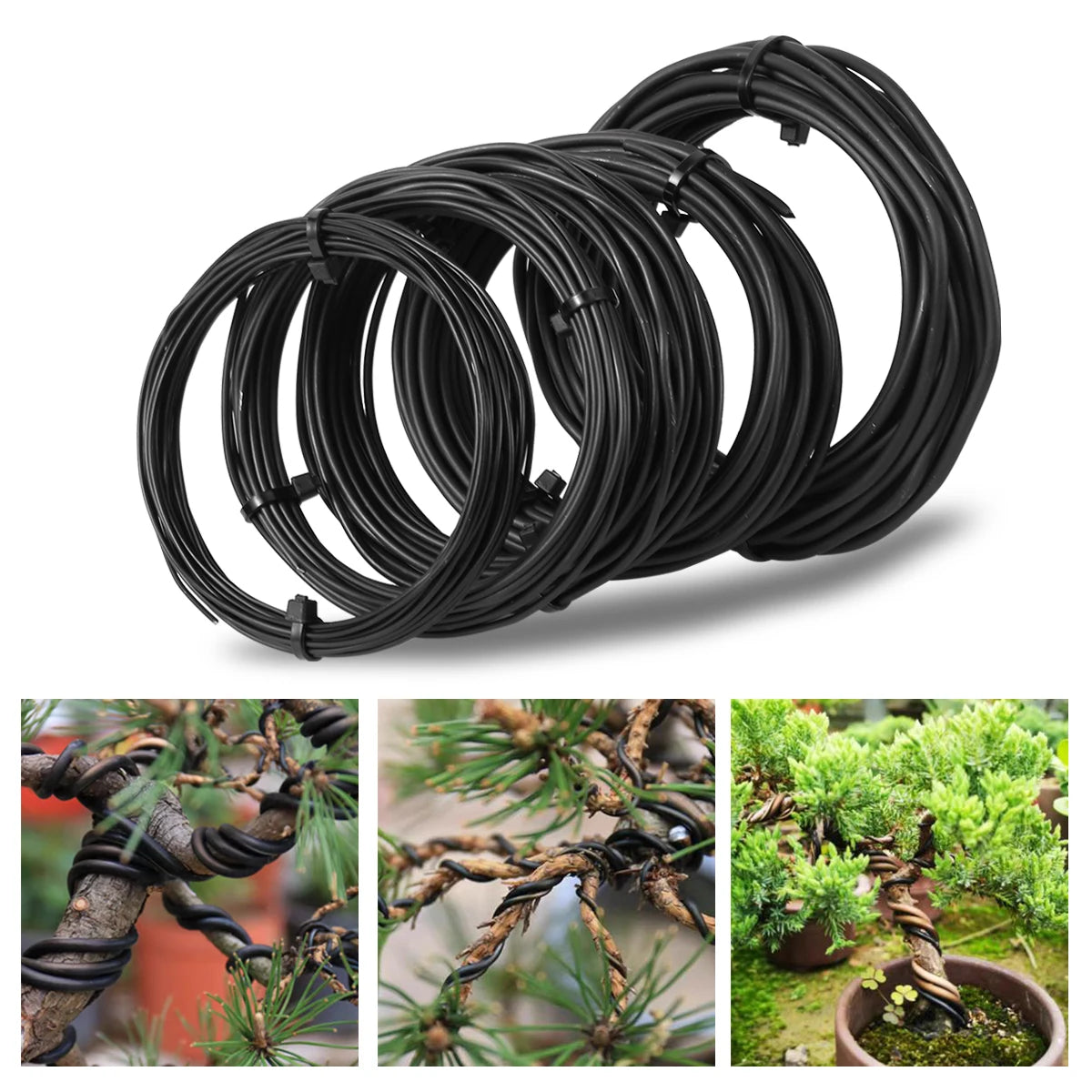 5/10m Bonsai Wire Plant Stand Fixing Bonsai Branches Training Wire Gardening Supplies Bonsai Shape Aluminum Wire for Bonsai Tool
