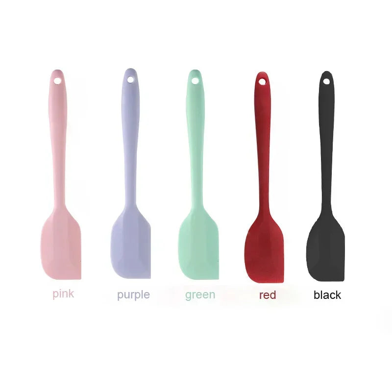 New Silicone cream spatula Cake Scraper Non-stick butter spatula Heat-resistant kitchen baking tools DIY cake baking tools