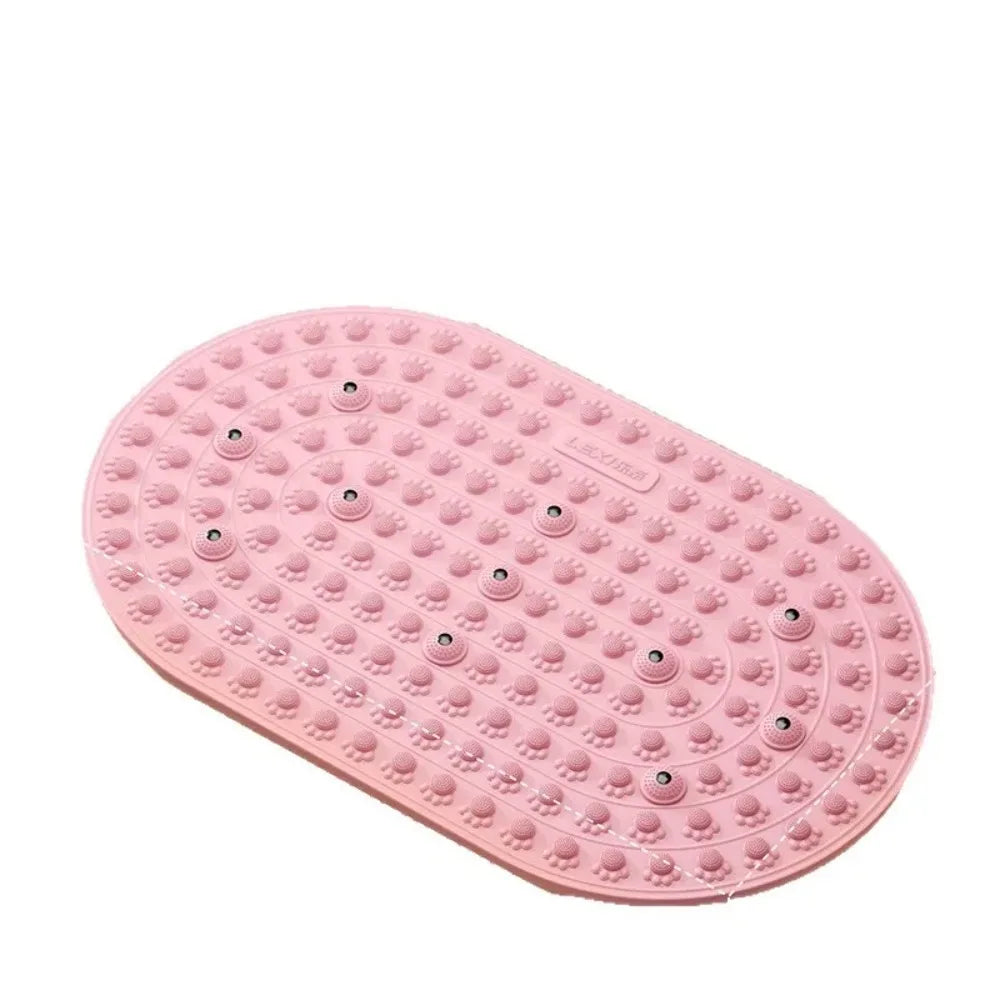 Magnetic Foot Massage Yoga Mat Acupressure Silicone Acupoint Reflexology Pad Foot Pain Relief Portable Massage Foot Care Tools