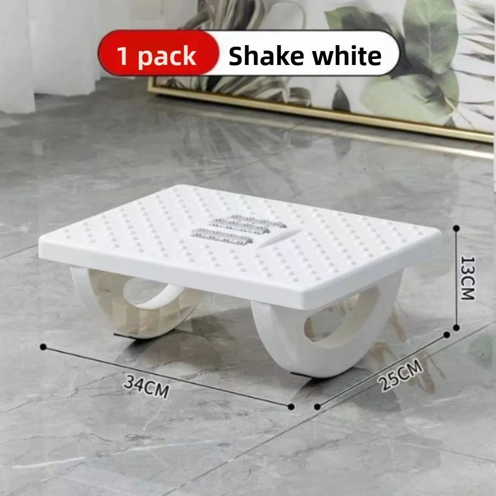 Portability with Massage Rollers Foot Rest 180 Degree Swing Ergonomic Foot Stool Under Desk Footrest for Home Office Work