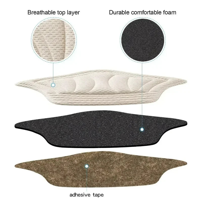 Insoles Patch Heel Pads for Sport Shoe Adjustable Size Feet Pad Pain Relief Cushion Insert Insole Heel Protector Sticker