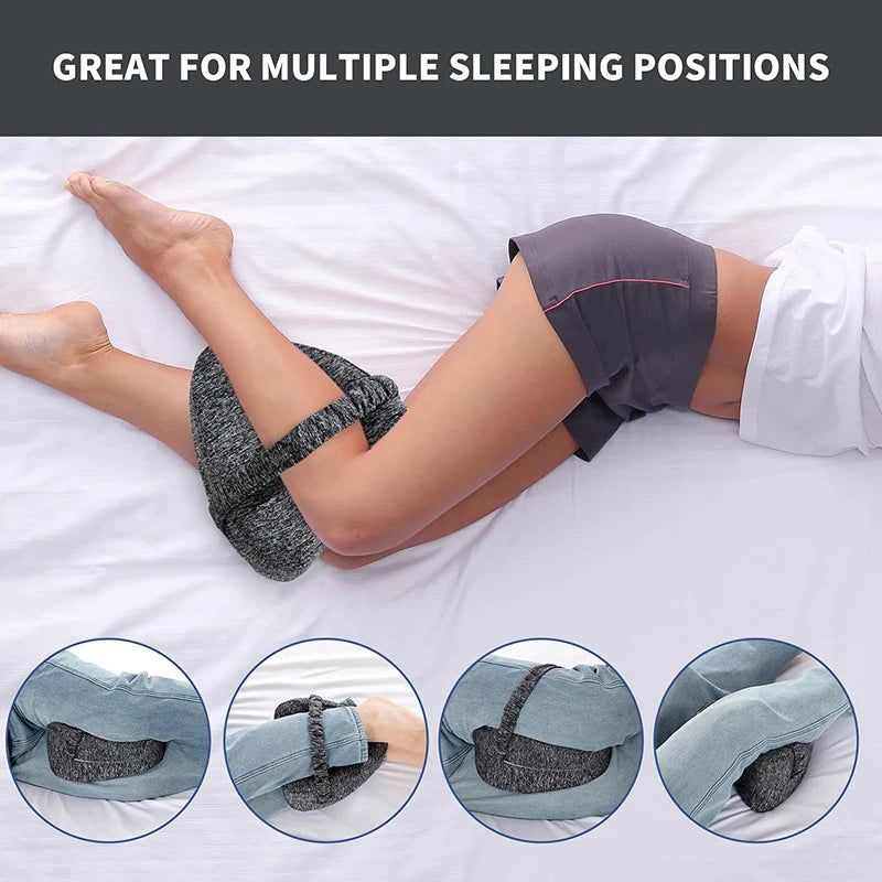 Memory Leg Pillow Hollow Heart Pregnancy Side Sleeper Sciatica Orthopedic Sciatica Back Hip Relief Pillow For Bed, Sofa