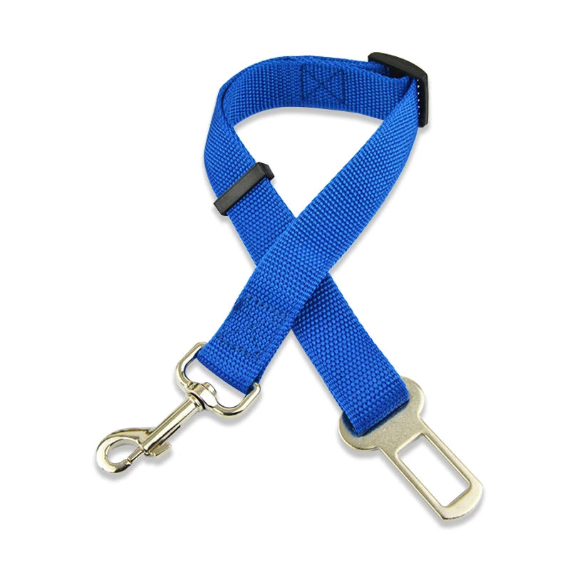 Adjustable Pet Dog Car Seat Belt Pet Seat Vehicle Dog Harness Lead Clip Safety Lever Traction Dog Collars Dog Accessories