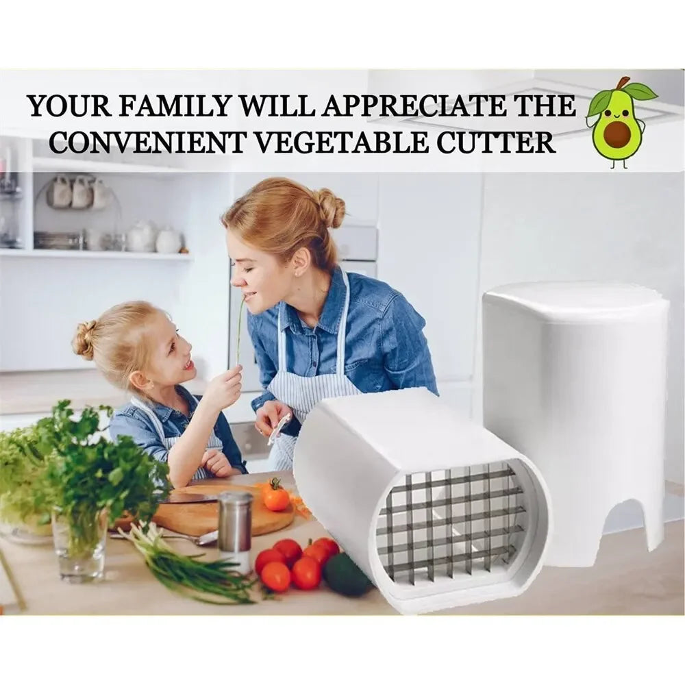 French Fry Cutter Natural Cut Rapid Slicer Vegetable Potato Tool Food Veggie Dicer Veg Chopper Kitchen Gadgets For Home Use