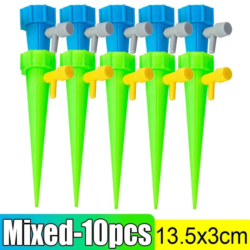 Automatic Watering Drip Kits Self Watering Spike For Flower Plants Adjustable Auto Water Dripper Device Garden Supplies