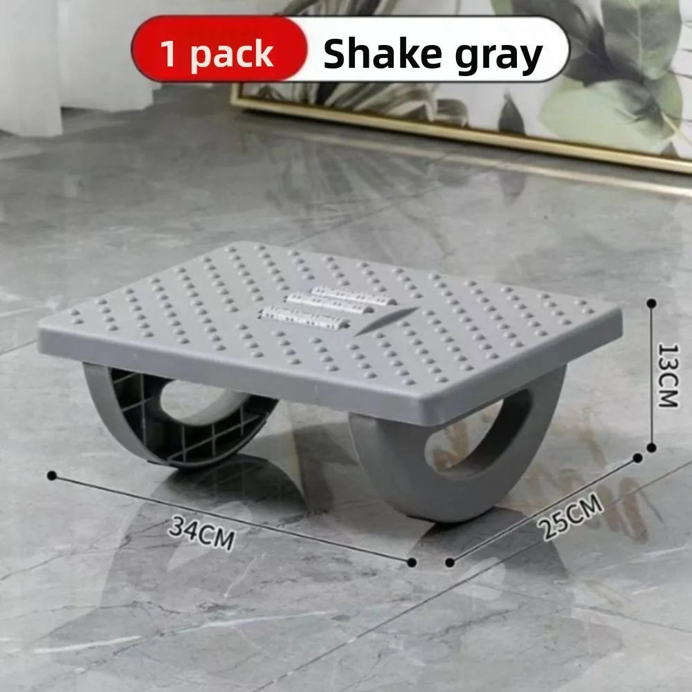 Portability with Massage Rollers Foot Rest 180 Degree Swing Ergonomic Foot Stool Under Desk Footrest for Home Office Work