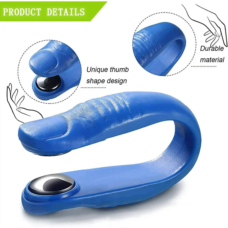 Magnetic Suction Finger Joint Tiger Point Massage Clip Portable Hand Meridian Massager Acupressure Clip for Blood Circulation