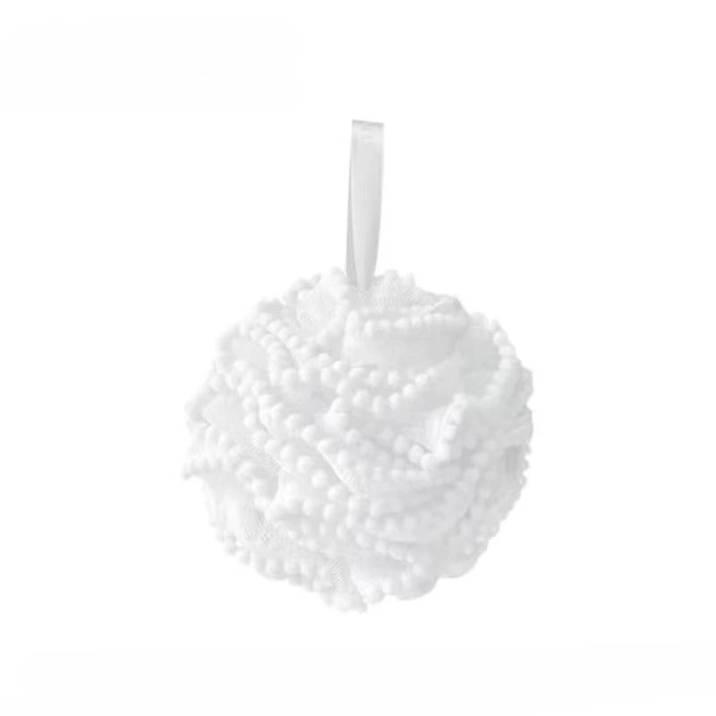 Bath Ball Loofah Sponge Pouf Puff Mesh Shower Soft Quick-Dry Exfoliating Foaming Deep Clean Body Scrubber Bathing Accessories
