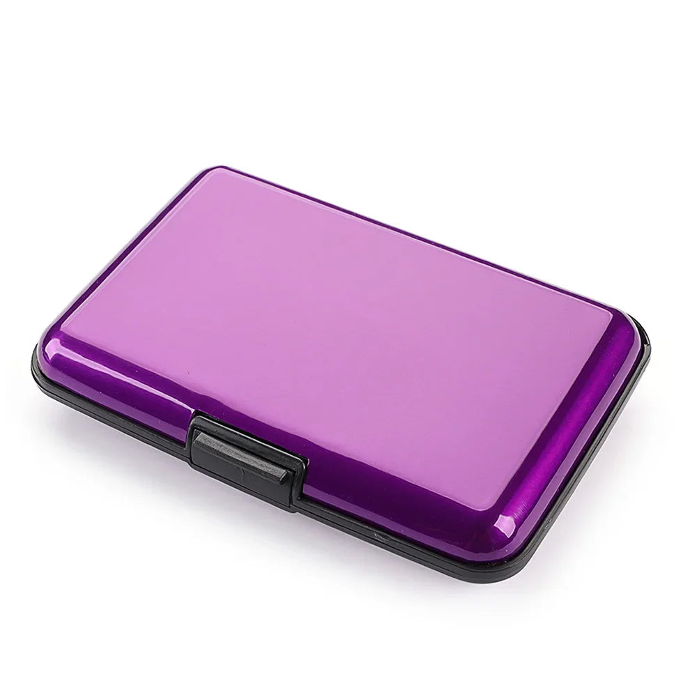 Aluminum Anti-Theft Wallets RFID Blocking Credit Card Holder RFID Wallet Metal Waterproof ID Card Case Coin Purse for Men Women