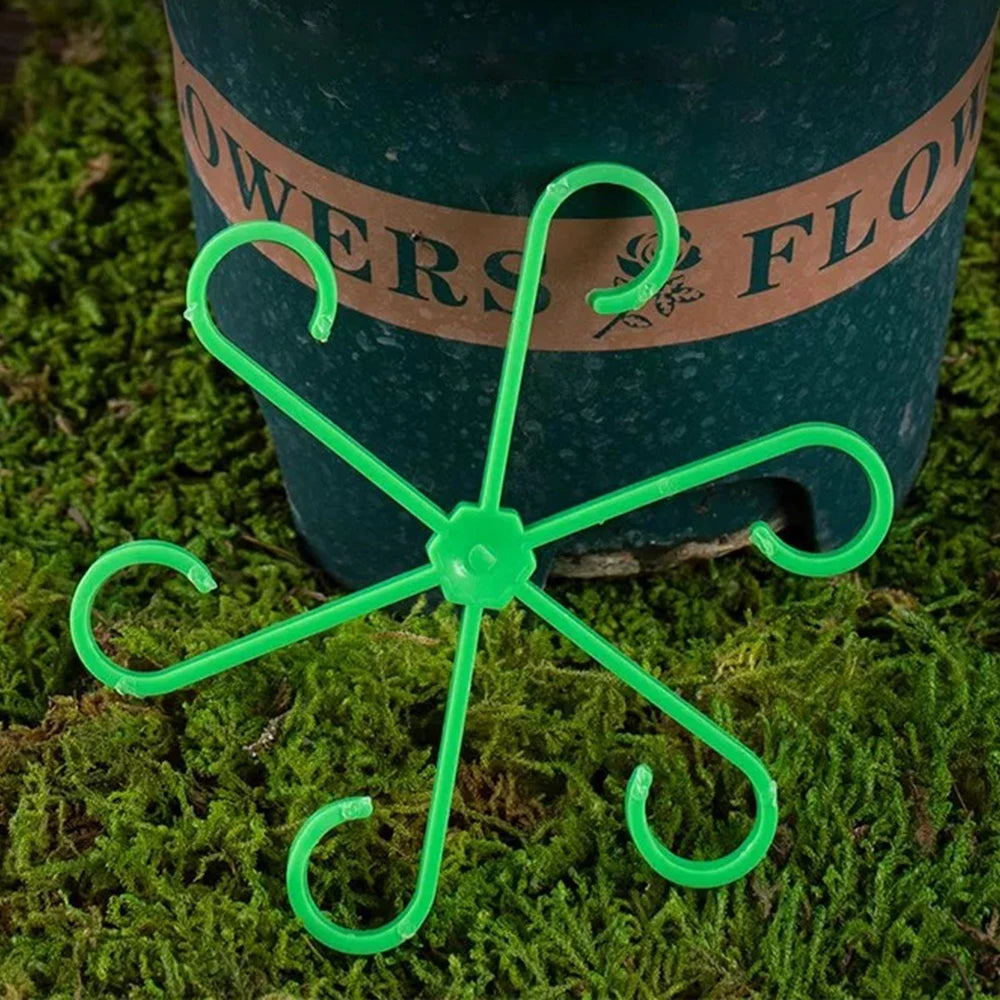 Plant Stem Support Frame Climbing Houseplant Stand Stakes Plastic Garden No Stake Trellis Indoor Plant Holder Rack Hoops