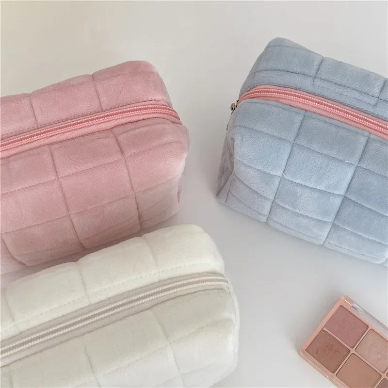 Simple Makeup Bag Pillow Pen Bag High Appearance Level WOMEN'S Large Capacity Pillow Bag Portable Storage Bags Makeup Pouch