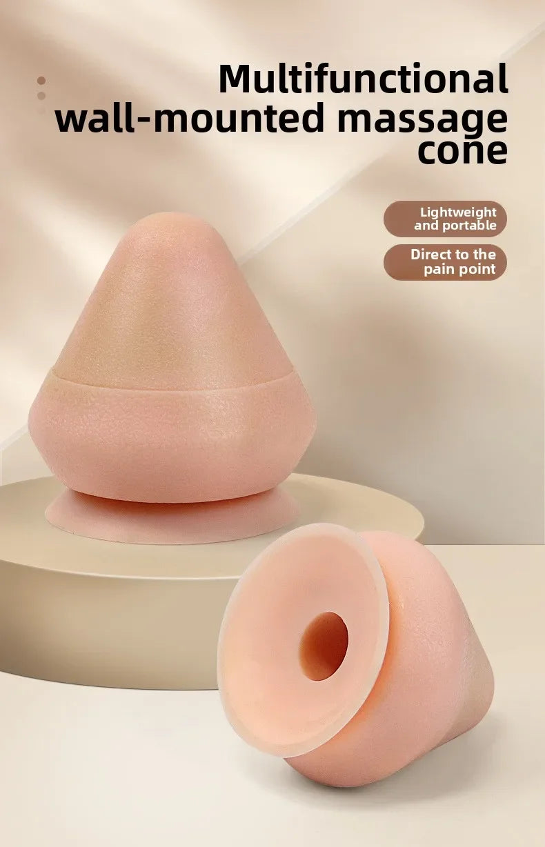 Adsorption Fascia Ball, Massage Cone, Shoulder and Neck, Psoas Muscle Release Tool Neck Whole Body Meridian Points Yoga Ball