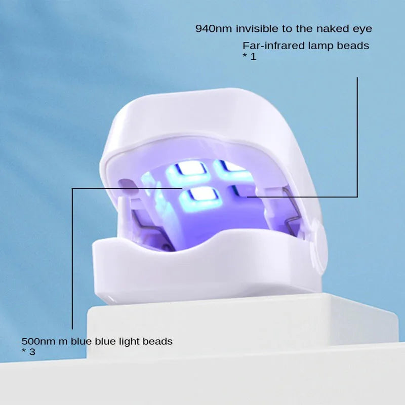 Rechargeable UV nail phototherapy instrument onychomycosis auxiliary tool UV nail phototherapy lamp cleaning lamp fungus lamp