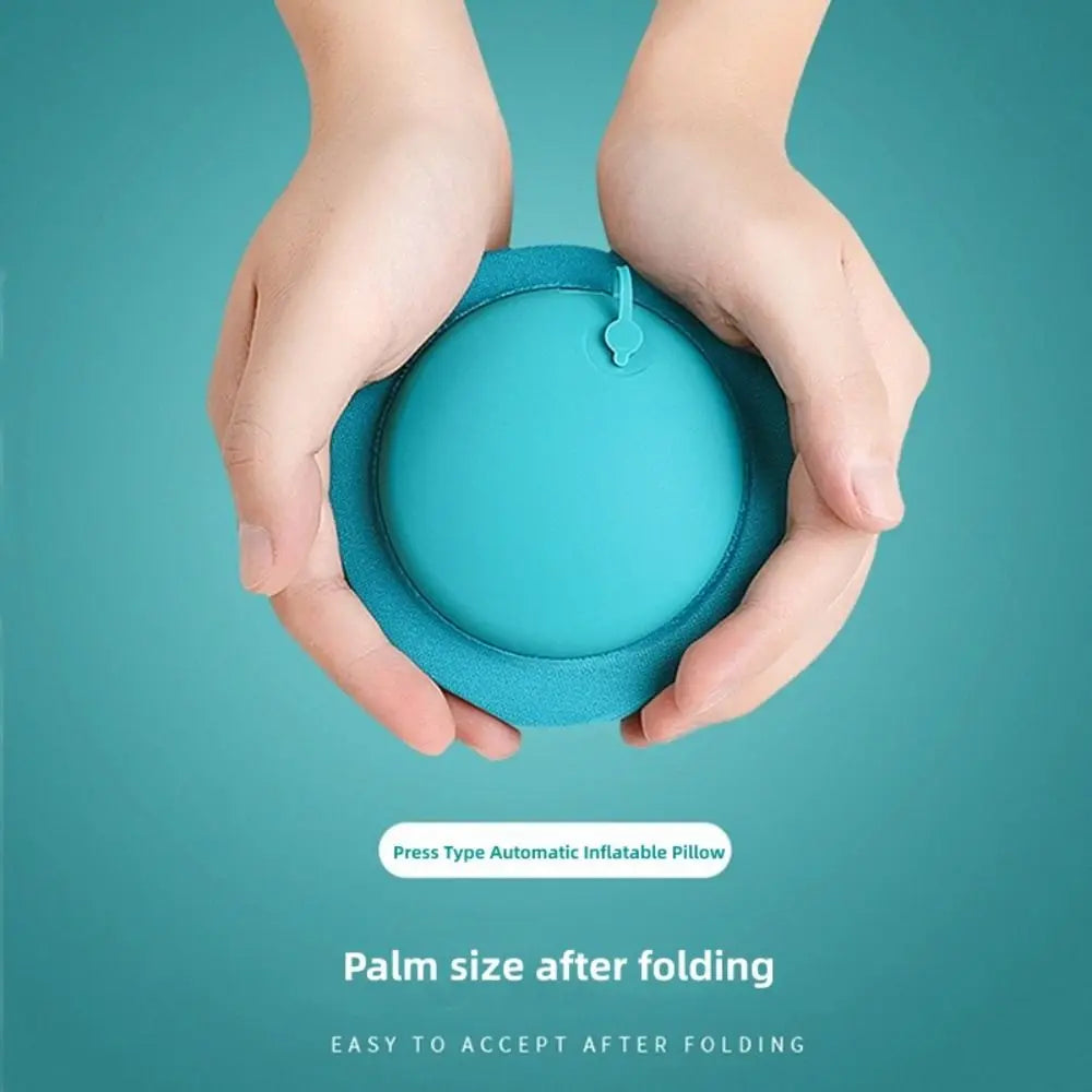 U-Shape Inflatable Neck Pillow Automatic Inflatable Super Light Cervical Pillow Head Rest Press to inflate Travel Pillows